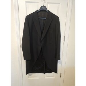 Max & Co. Classic Black Tuxedo Tailcoat
